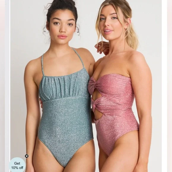 Everyday Sunday Women's Green One Piece Swimsuit - Picture 5 of 16